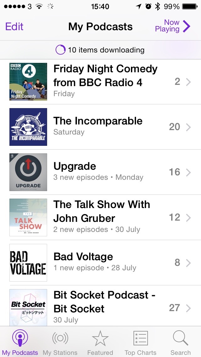 iOS Podcasts